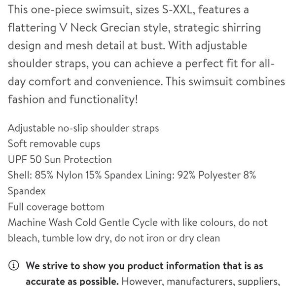 Floral Print One-Piece Swimsuit - Picture 3 of 6